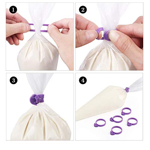 ANSLYQA Pastry Piping Bags Set, 28 Pcs Baking Tools