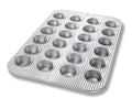USA Pan Bakeware Mini Cupcake and Muffin Pan, Nonstick Quick Release Coating, 24-Well, Aluminized Steel - size: 24 Cup, style: Mini Muffin Pan