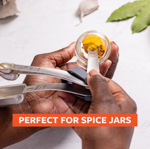 Full Circle Level Up Precision Stainless Steel Measuring Spoons - style: Measuring Spoons 4pc
