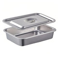 4 Inch Extra Deep Lasagna Baking Pan with Lid, 9.2Qt - size: L, style: 1 Pack