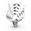 Tulip Flower Cookie Cutter Set Large - 5", 4", 3", 2" - 4 Piece - Stainless Steel - color: Tulip