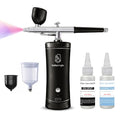 Cordless Airbrush Kit with Cleaning & Thinner, 3-Speed USB