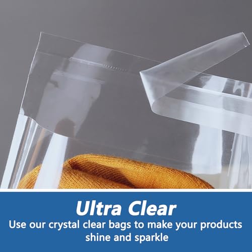 iMailer 1000 Pack 5" x 7" Cellophane Bags Self Adhesive - size: 5x7 Inch (Pack of 1000)