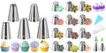 Suuker Large Piping Tips & Russian Tips Set