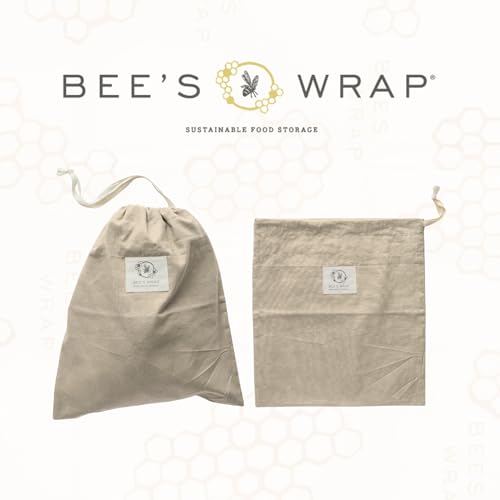 Bee's Wrap Beeswax Bread Bags, 1 Pack - Bakery Lane - color: Bakery Lane Lined, size: Pack of 1