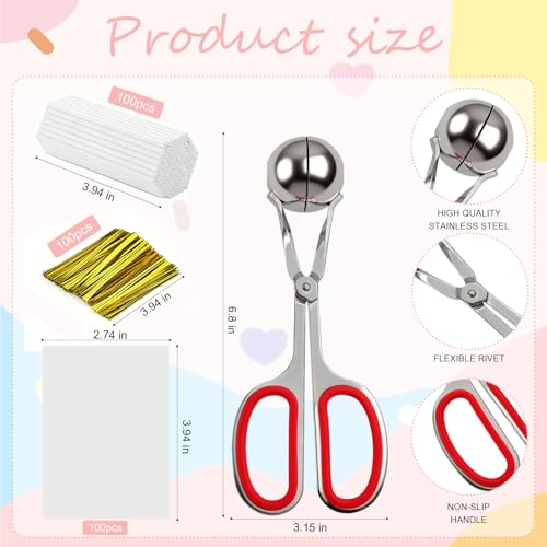 Cake Pop Kit Cake Pop Maker Set Include 100 Cake Pop Bags
