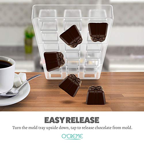 O'Creme Clear Polycarbonate Chocolate Mold (Gift Box)
