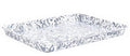 Enamelware Jelly Roll Pan or Large Cookie Sheet, Grey Marble - color: Grey/White Splatter