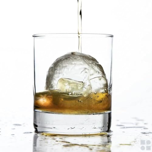 Silicone Ice Cube Trays, 2 Inch Square Ice Molds & Sphere Combo, BPA Free - color: Large 6+4 (Green)
