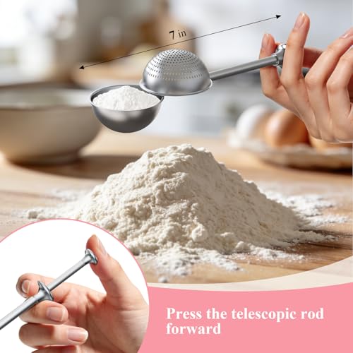 Biscuit Cutter, Stainless Steel Flour Sifter, Pastry Cutter Set - size: 4 set sifter