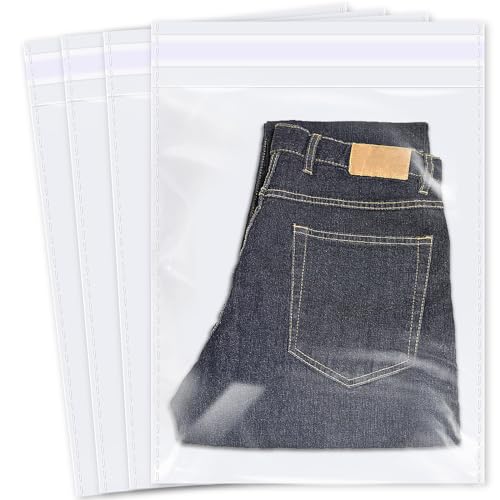 iMailer 200 Pcs 13" x 15" Clear Large Cellophane Bags - size: 13x15 Inch (Pack of 200)