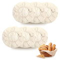 Bread Proofing Basket Cloth Liner 6Pcs 10 Inch Round Banneton Liner Natural Rattan Banneton Bread Proofing Cover Basket Cloth Liner Sourdough Bread Baking Supplies Cloth Bowl Covers for Bread Proofing - color: Round, size: 10 Inch