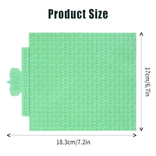 KALAIEN 1Pcs Sweater Texture Fondant Impression Mats(Style 3) - color: Style 3