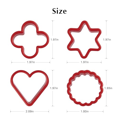 Cookie Cutter Set, 24-Piece Mini Baking Molds, 2in