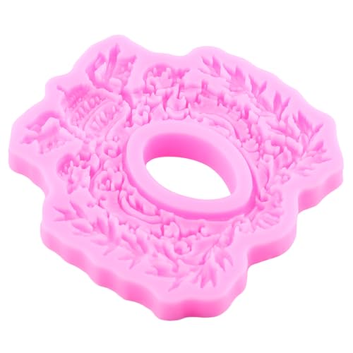 Mujiang Baroque Frame Fondant Molds Picture Frame Silicone Mold Set Of 4 - color: Style I