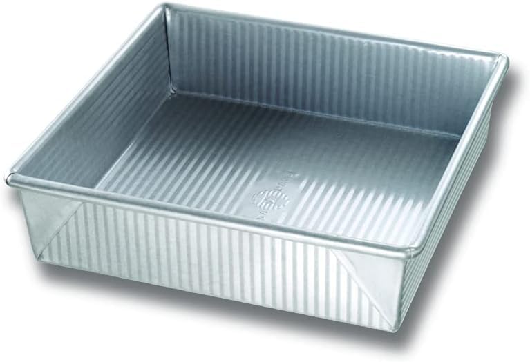 USA Pan Bakeware Nonstick Square Cake Pan, Aluminized Steel, 9-Inch (Pack of 6) - size: 9-Inch (Pack of 6)