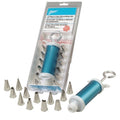 Ateco #556 13 Piece Cake Decorating Set, 12 Decorating Tips with Plunger Style Decorating Tool - style: #556 13 Pc Decorating Set, Tubes and Syringe