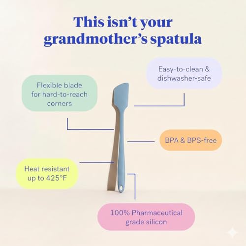 GIR Premium Silicone Kitchen Spatula – Skinny, 11IN, Slate - color: Slate, size: Skinny