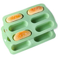 QELEG Hot Dog Bun Pan, 2 Pack