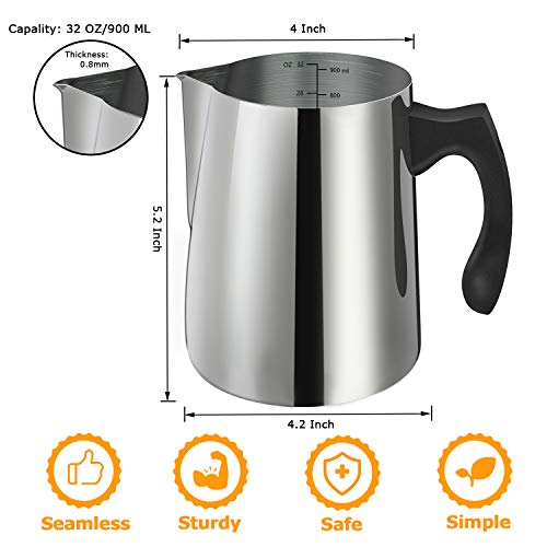 BBAXI Candle Making Pouring Pot,32oz Double Boiler,304 Stainless Steel - size: Candle Pot