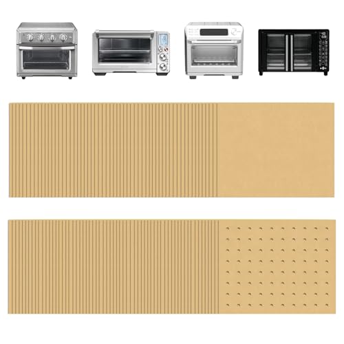 Golden Associate 9 x11 inch Parchment Paper Liners Disposable 170 Pcs, Perforated&Unperforated Sheets Combo, 85-Pcs Each, Accessories for Cuisinart, Emeril, Ninja, Breville, Instant Pot, Gowise - size: 9''x11'' 170 Pcs