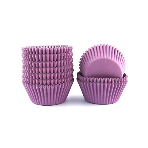 300 Count Purple Cupcake Liners Standard Paper Baking Cups - color: Purple