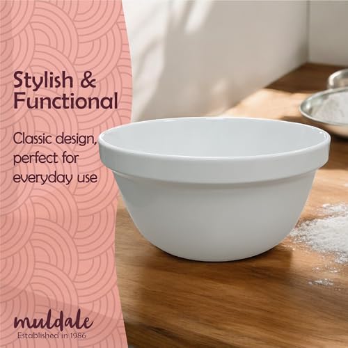 Ceramic 1 Liter Pudding Mold - Christmas Pudding Basin for Steaming - size: 1 qt