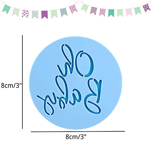 Baby Shower Fondant Embosser "Oh Baby" 3D Shape for Decorating Cupcake - style: Baby Shower Theme-016