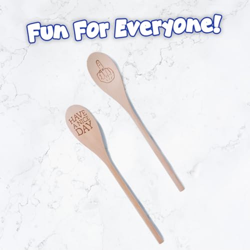 Wooden Spoon with Engraved Design, Novelty Cooking Utensil Gift for Home Chefs, Bakers & Food Lovers, Wooden Kitchen Spoon Gift for Mom, Dad, Friends, White Elephant & Housewarming - Jesus - color: Jesus