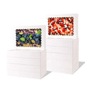 16pcs Bakery Boxes with Window, 14x10x2.5 Inch cookie Boxes, White - color: White, size: 14*10*2.5inch/16pcs