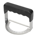 Winco 5" Silver Stainless Steel Empanada Fork/Dumpling Press Crimper