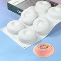mostsom Silicone Molds for Baking Non-Stick Candy, Chocolate, Cookie, Mini Soap, Pudding, Jello, Muffin, Dog Treats Ideal for Cupcakes, Ice Cubes, and Jelly Mold (C_ Spiral Circles) - size: C_ Spiral Circles