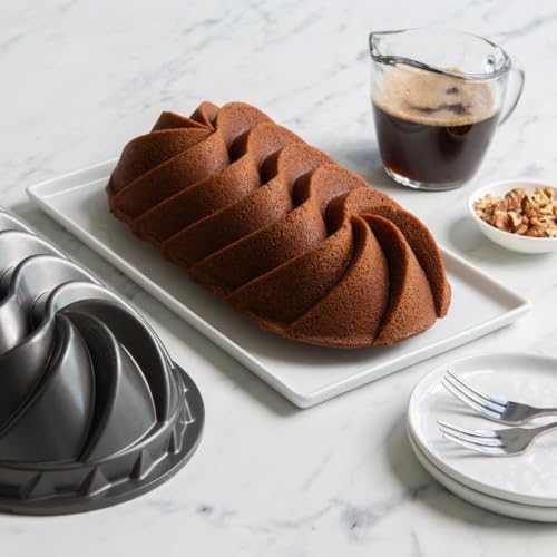 Nordic Ware Heritage Loaf, 6 Cup, Graphite