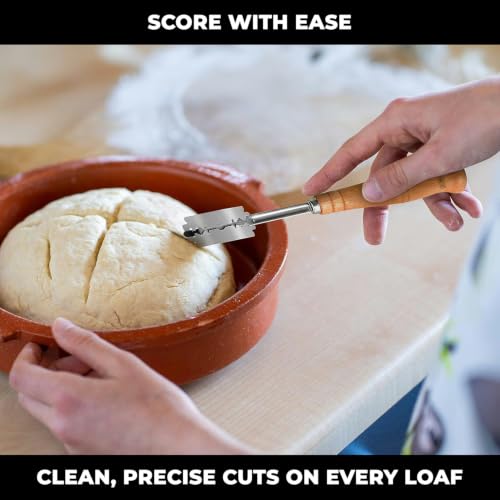 Orblue Bread Lame, Dough Scoring Tool with 12 Blades
