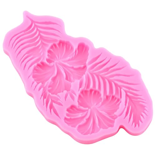 3D Flower Fondant Molds Hibiscus Flower Silicone Mold Set Of 2 - color: Style Q