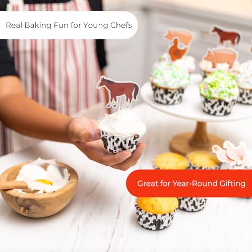 Handstand Kitchen Farm Friends Cupcake Decoration Set with Cups & Toppers