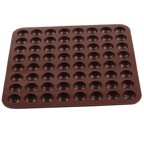 64 Cavity Round Silicone Chocolate Molds - color: Style D