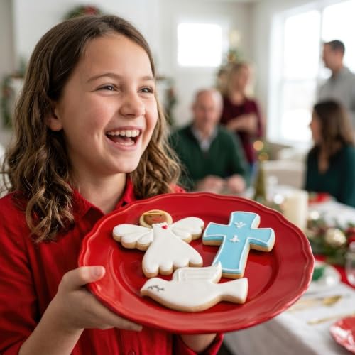 Ann Clark Religious Christmas Cookie Cutters Set of 3, Made in USA