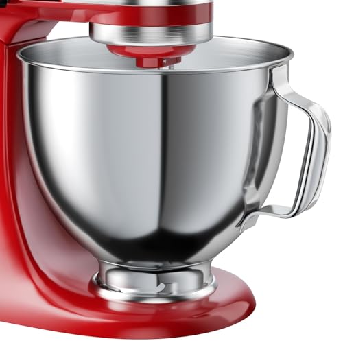 5 QT Stainless Steel Mixer Bowl for KITCHENAID TILT-HEAD 4.5-5 Qt Mixer - color: Silver