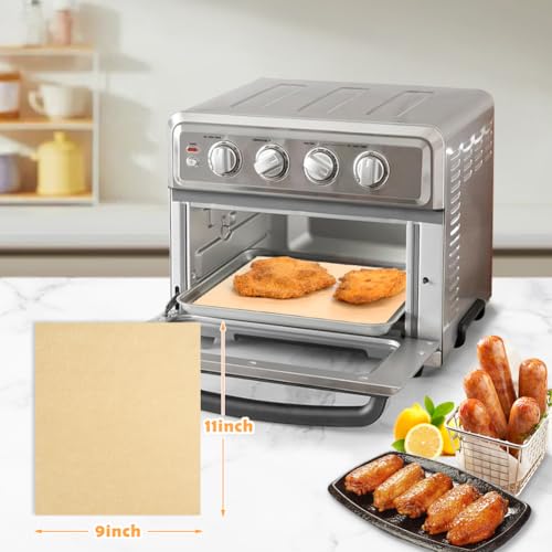 YQL 9x11 Inch 150PCS Air Fryer Disposable Liners, Unbleached Parchmen Paper - size: 9x11 Inch