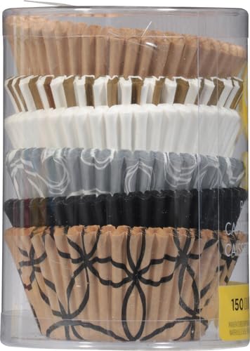 Wilton Elegance Standard Cupcake Baking Cups, 150-Count - color: Metallic