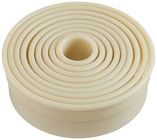 Mercer Culinary 9-Piece Round Plain Nylon Cutter Set,Off White - style: Round Plain