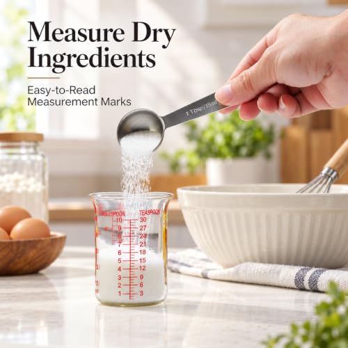 Ackers BORO3.3 Glass Measuring Cup, V-Shaped Spout, 150 mL / 5 oz, 2 Pack - size: 150ML(5.0OZ)-Pack of 2