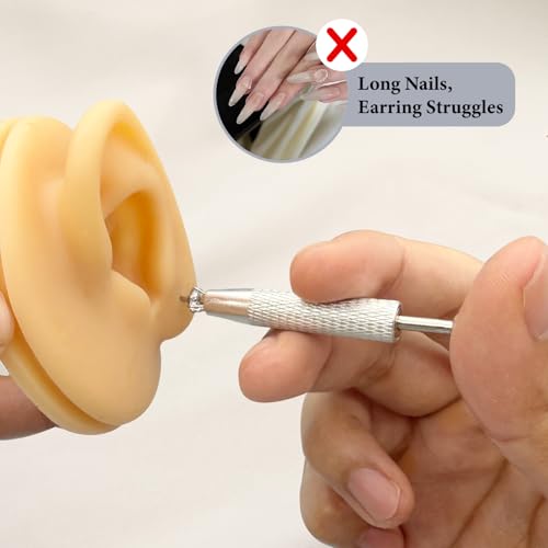 Piercing Taper Ball Grabber Tool Stainless Steel Nose Ear Piercing Kits - style: Piercing Taper(14G 16G 18G 20G) + Ball Grabber Tool