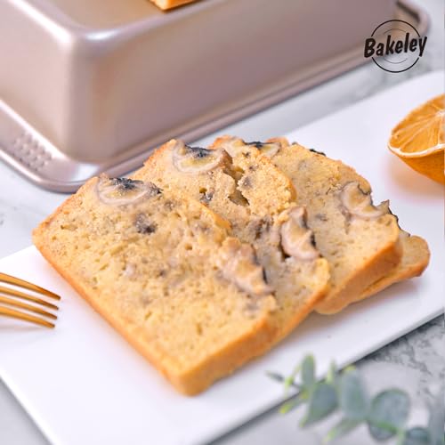 8x4 Inch Loaf Pan 2 Pack Nonstick Carbon Steel Pans for Banana Bread Baking - size: 9" 1.4Lb 2Pcs