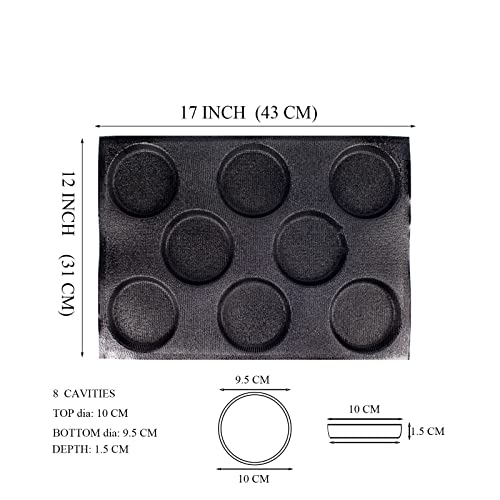 FETESUR Silicone Perforated Hamburger Bun Pan