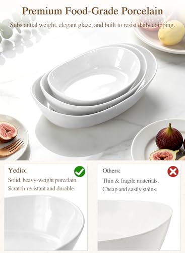 3 Tier Ceramic Fruit Bowls for Kitchen Counter, White Serving Platter - color: Black, size: 3 Tier