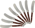 Laguiole Spreaders, Set of 8, Pakkawood - style: Stainless Steel