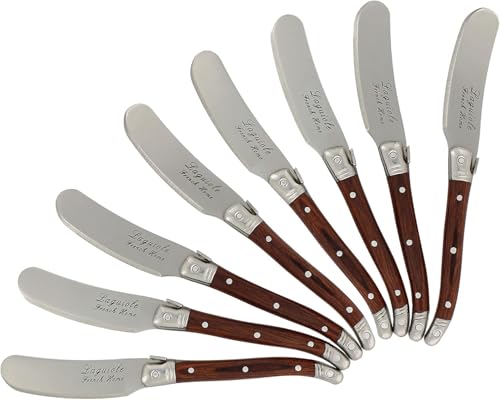 Laguiole Spreaders, Set of 8, Pakkawood - style: Stainless Steel