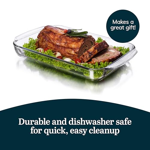 Libbey Baker's Basics Rectangular 3-Piece Glass Casserole Baking Dish Set - color: Basic - 3pc Rectangle Set